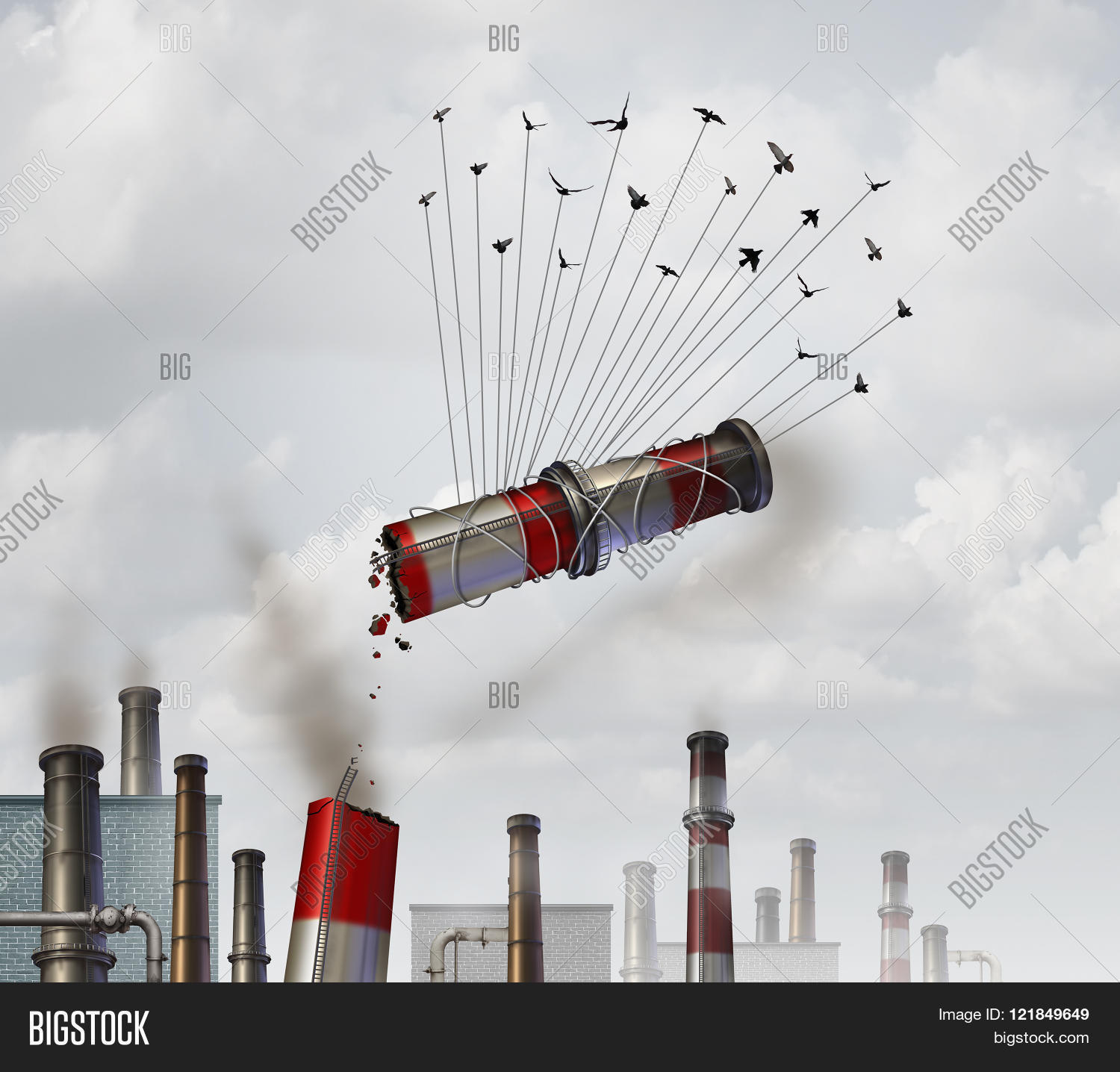 Clean Environment Emission Control Image & Photo Bigstock