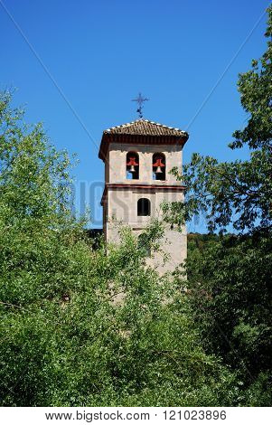 San Pedro church bell tower, Granada.