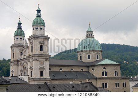 The Dom zu Salzburg in Salzburg, Austria