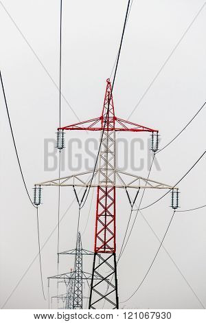 electricity pylons
