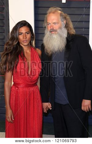 LOS ANGELES - MAR 3:  Mourielle Herrera, Rick Rubin at the Bosch Season 2 Premiere Screening at the Silver Screen Theater at the Pacific Design Center on March 3, 2016 in West Hollywood, CA