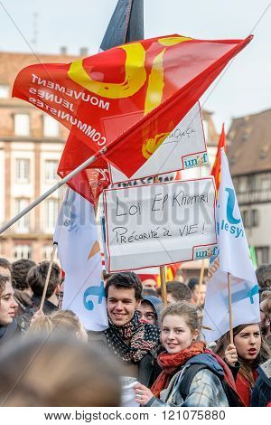 Protest Against Labour Reforms In France