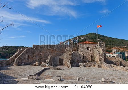 Citadel In Old Town Of Budva