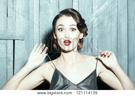 Surprised Woman Indoor