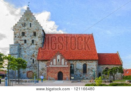 Simrishamn Church Painting