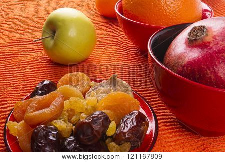 Dried And Fresh Fruits