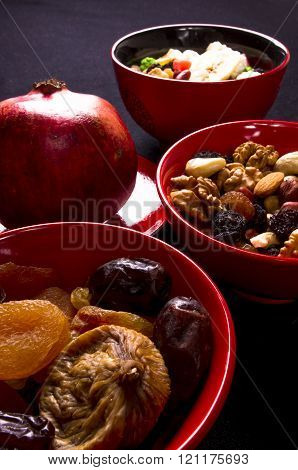 Dried And Fresh Fruits