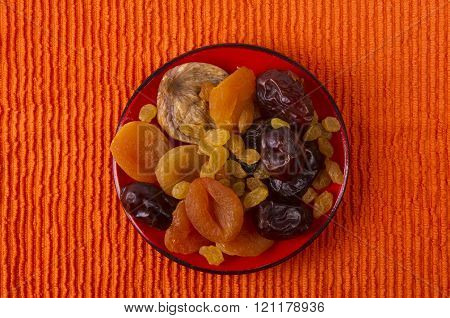 Dried Fruits On The Saucer