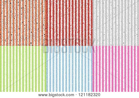 Set of 6 linear background