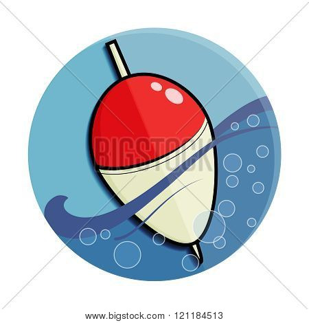 fishing float colored