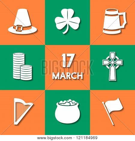Saint Patrick's Day Icons