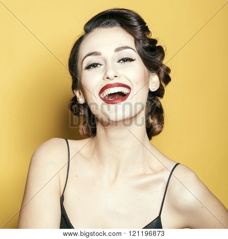 Attractive Retro Woman