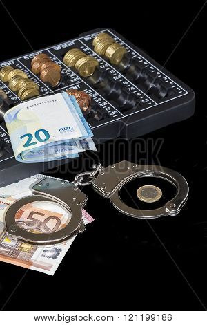 Handcuffs And Money
