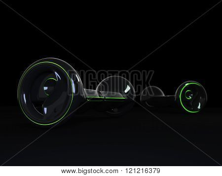 Black color hoverboard