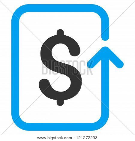 Reverse Transaction Flat Vector Icon