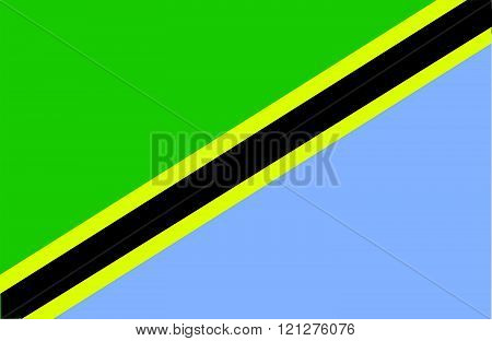 Tanzanian Flag.