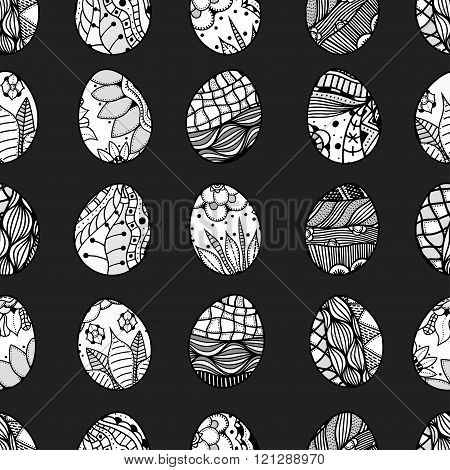 Pattern With Easter Eggs