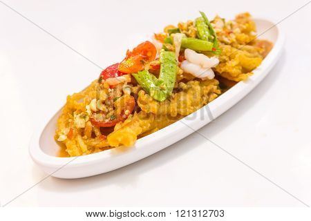 Thai Food (yum Sam Grob) : Crispy Fish Maw In Spicy Salad
