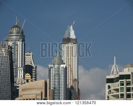 the City of Dubai in the united arabian emirates
