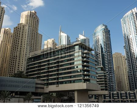 the City of Dubai in the united arabian emirates