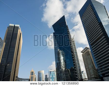 the City of Dubai in the united arabian emirates
