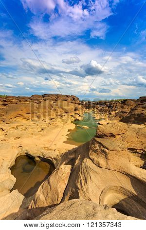 Unseen Thailand grand canyon sam pan bok at ubonratchathani