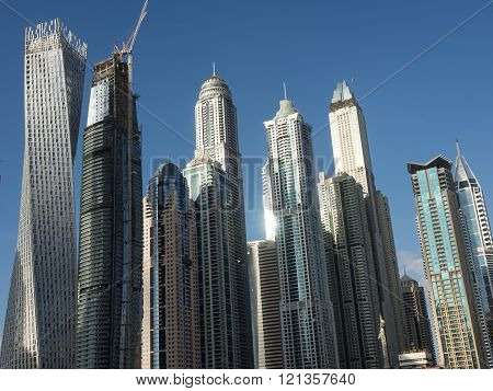 Skyscraper in the famous City of dubai
