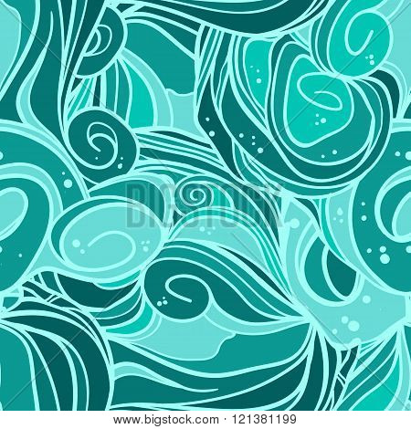Wave seamless pattern