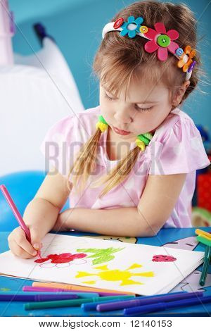 Детской живописи в ее питомнике дома