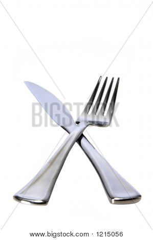 Couteau et une fourchette