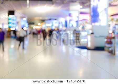 Abstrast Blurred background : airport boarding area