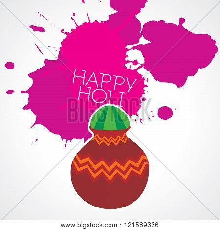 colorful holi festival idea concept vector illustration