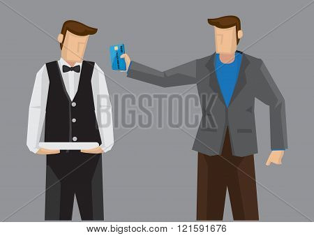 Credit Card Payment Vector Illustration