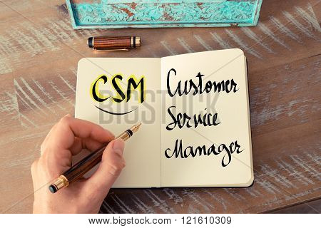 Acronym Csm As Customer Service Manager