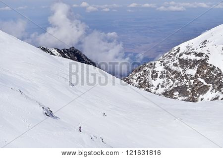 Ski Mountaineering In Fagaras Mountains