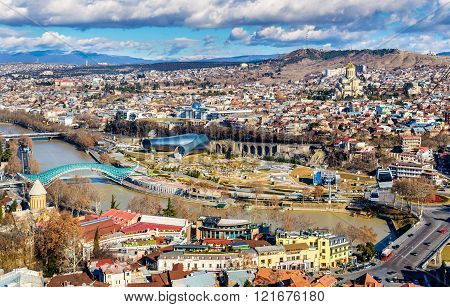 View of Tbilisi from Narikala Fortress