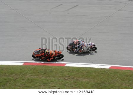 Mika Kallio, og Hector Faubel 125cc