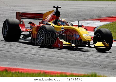 epang, Malesia - 21 novembre: China Team in azione le gare del campionato mondiale A1 GP tenuto in Ma