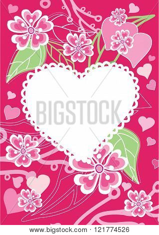 Greeting Card 8 March Woman Day