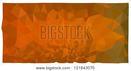 Abstract orange triangulated background in EPS 8 format