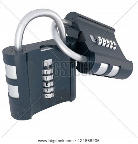 Combination Lock With Five Digits