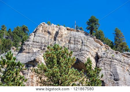 Cliff Face In South Piney Canyon