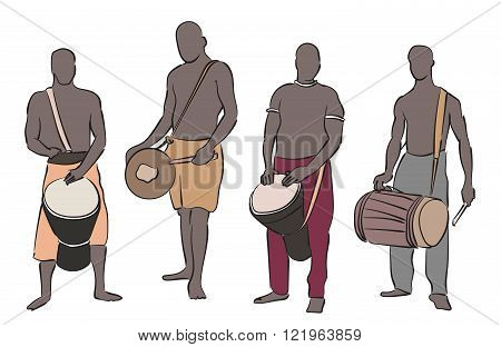 African musician set