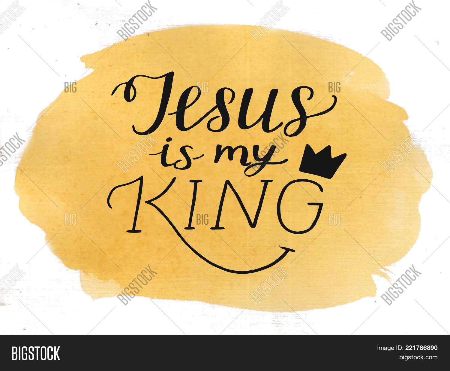 Hand Lettering Jesus Image & Photo (Free Trial) | Bigstock