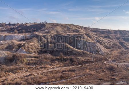 Kaolin Quarry In The Zaporozhye Region