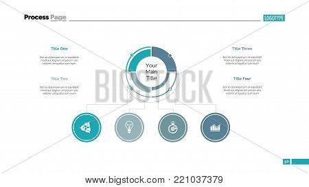 Branches of development slide template. Business data. Graph, diagram, design. Creative concept for infographic, report. Can be used for topics like diversification, company structure, unity
