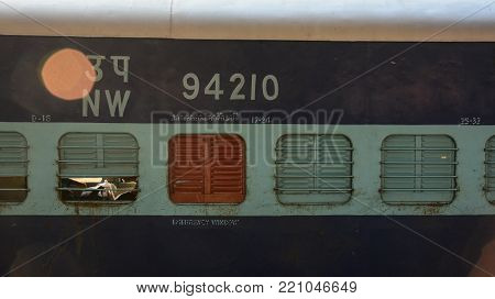 Local Train In Varanasi, India