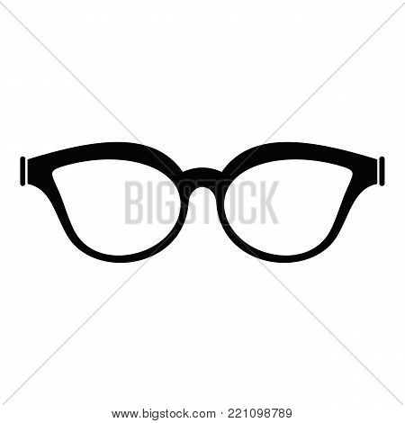 Myopic spectacles icon. Simple illustration of myopic spectacles vector icon for web