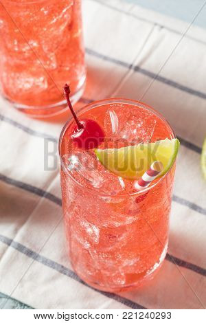 Sweet Homemade Cherry Limeade