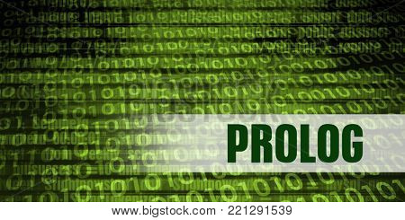 Prolog Coding Language with Green Binary Background